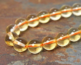 Citrine Beads, Full 15.5" Strand Natural Round Wholesale 4mm 6mm 8mm 10mm 12mm